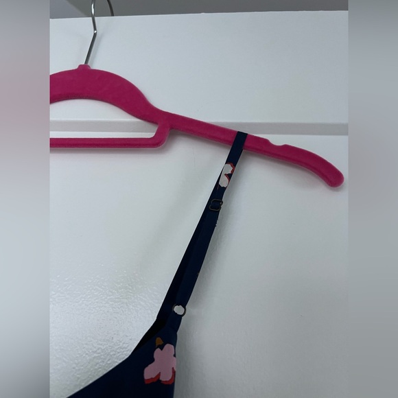 Apiece Apart Navy Floral Midi Dress Small - Picture 2 of 7